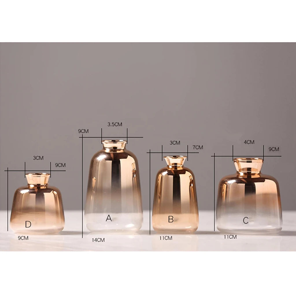 Simple Transparent Glass Small Vase