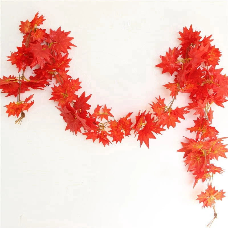 Maple Leaf String Autumn Leaves Garland