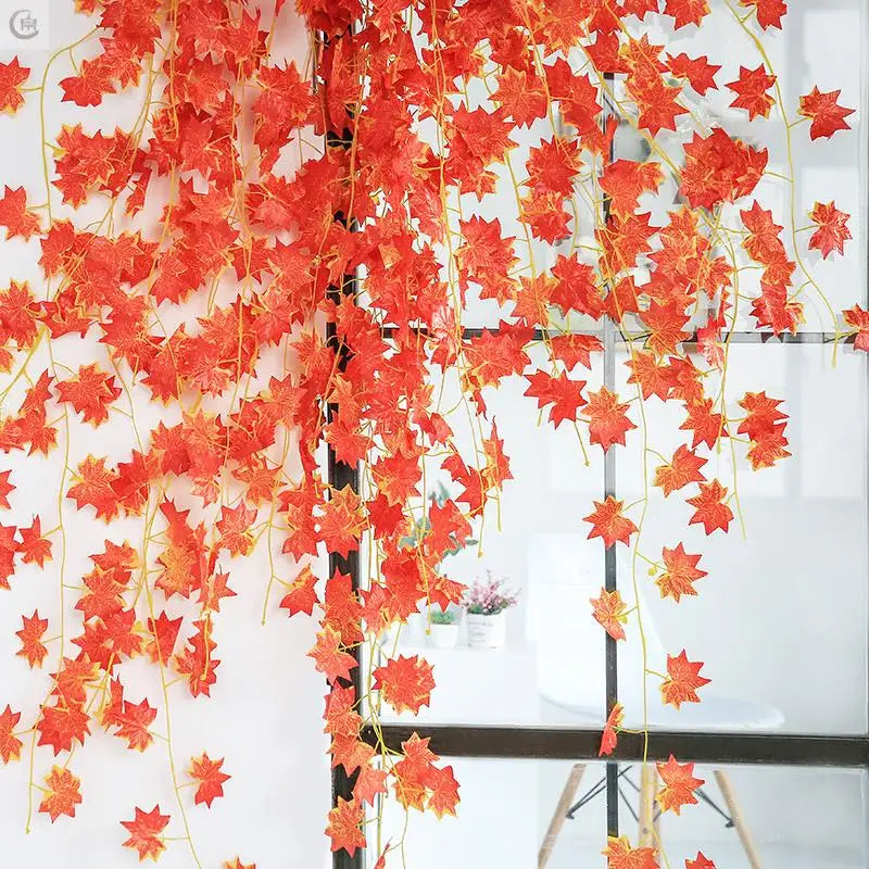 Maple Leaf String Autumn Leaves Garland