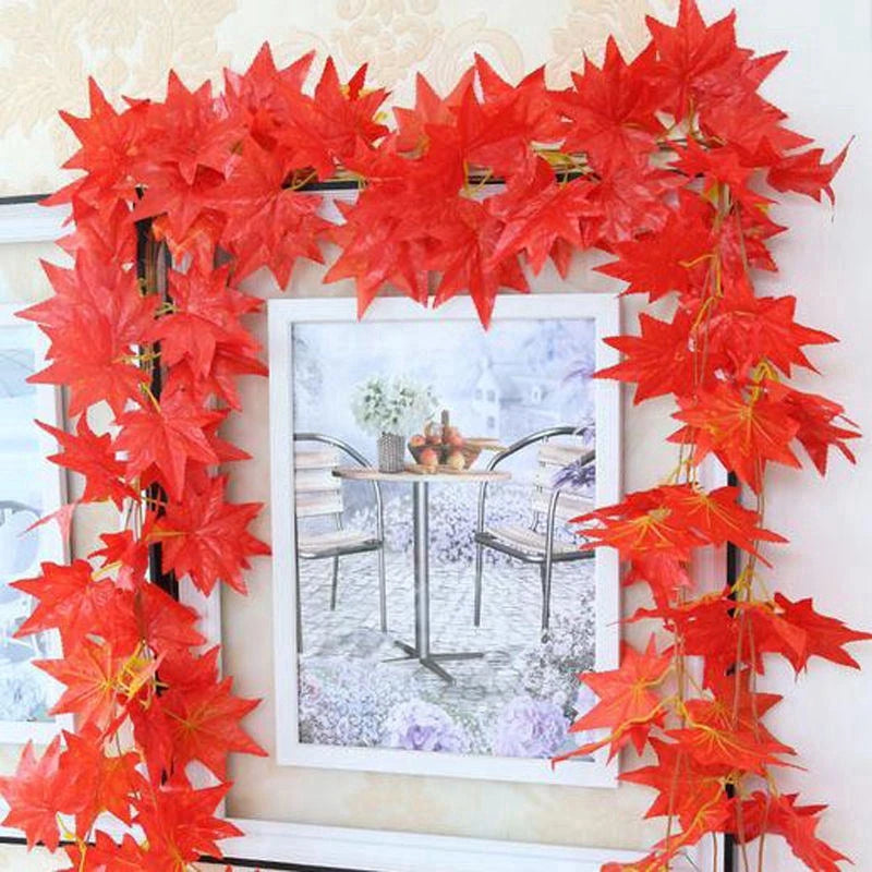 Maple Leaf String Autumn Leaves Garland
