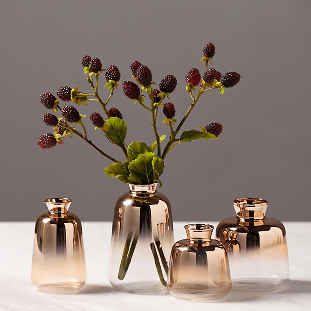Simple Transparent Glass Small Vase