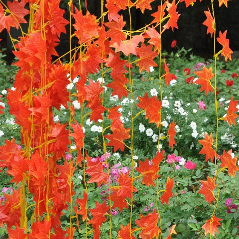 Maple Leaf String Autumn Leaves Garland