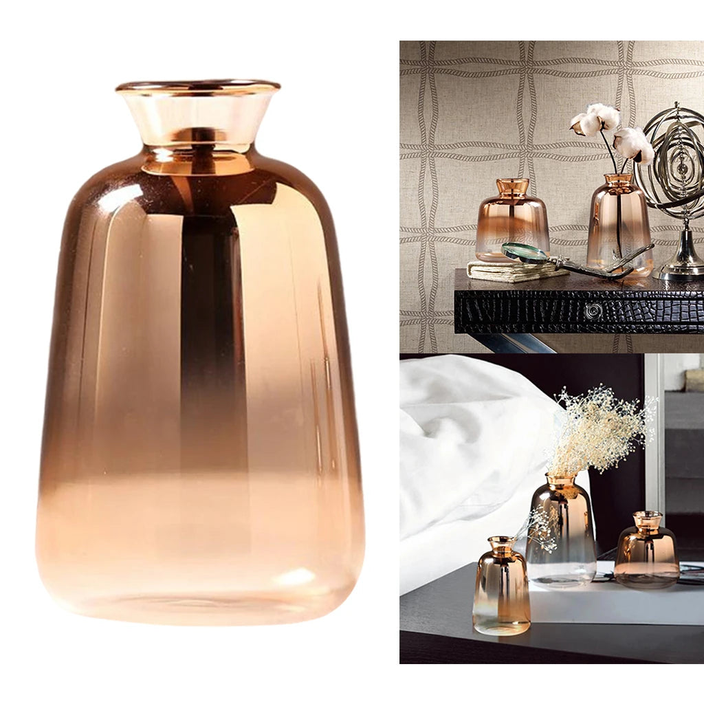 Simple Transparent Glass Small Vase