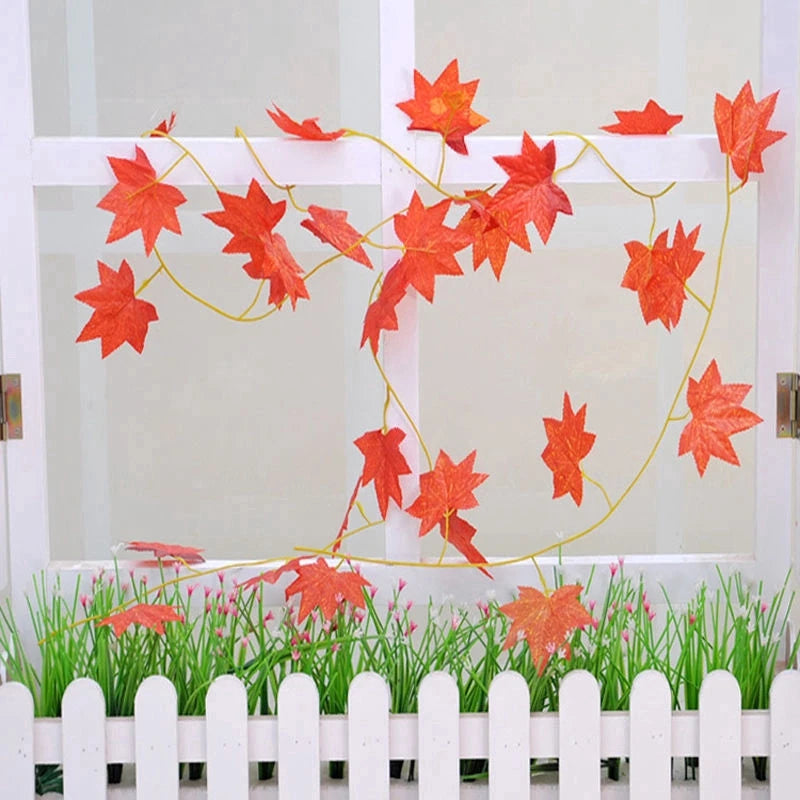 Maple Leaf String Autumn Leaves Garland