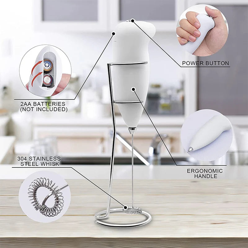 Mini Portable Milk Frothier Electric Coffee Foamier