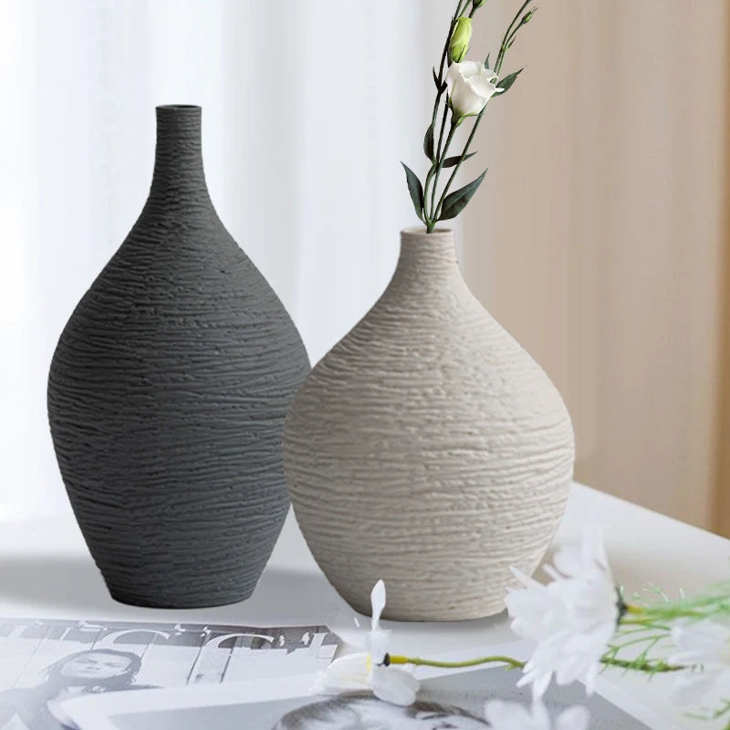 Simple Ceramic Vase Decoration for Home Nordic Luxury