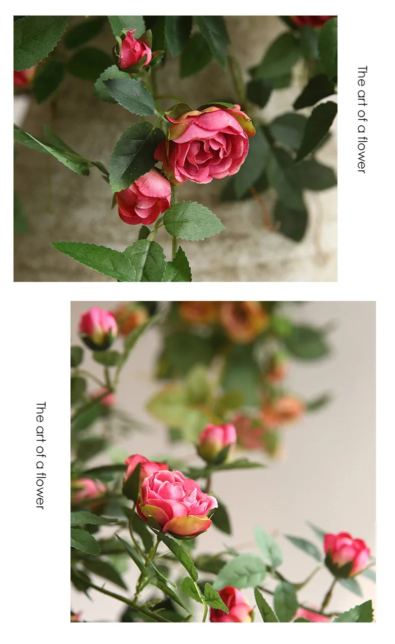 Rose Bud Vine Artificial Rose Flower