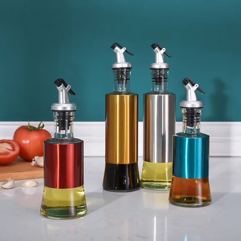 Stainless Steel Oil Bottle No-drip