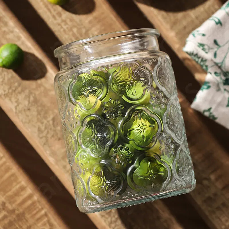 Glass Jar Nordic Style Storage Jars and Lids