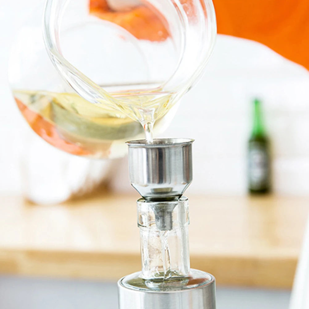 Stainless Steel Oil Bottle No-drip