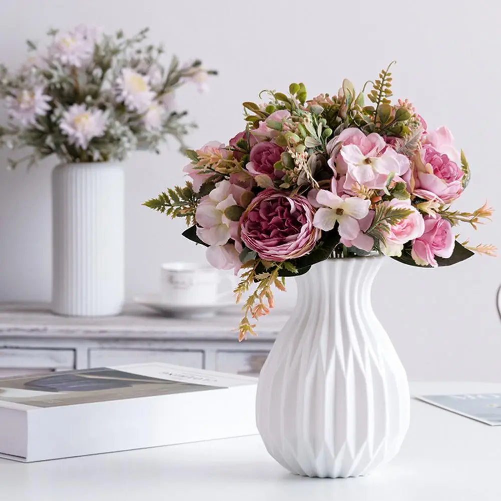 Practical Imitation Rattan Flower Vase