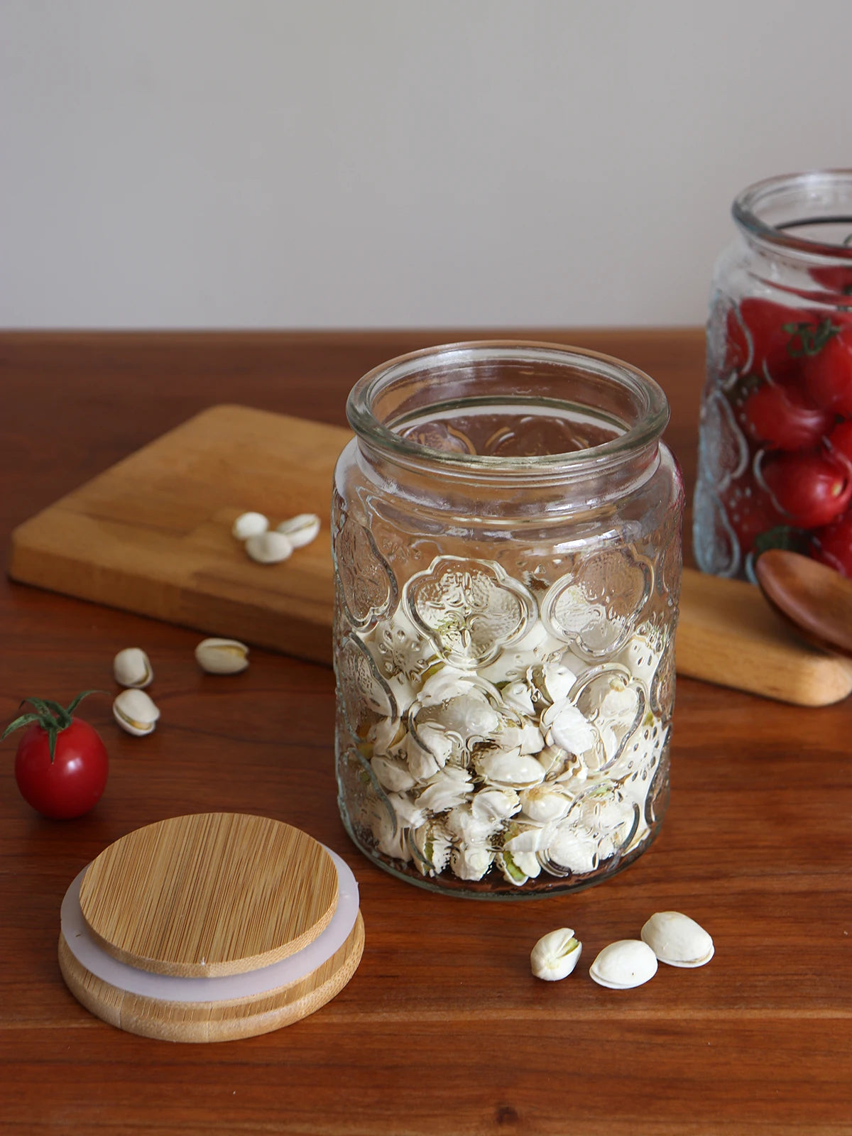 Glass Jar Nordic Style Storage Jars and Lids