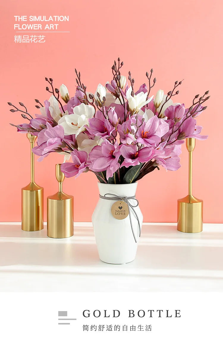 5 Forks Artificial Silk Flower Bouquet