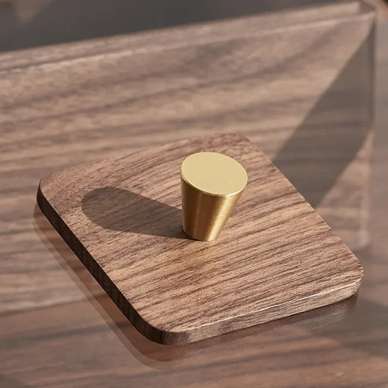 Premium Light Luxury Walnut Snack Storage Box