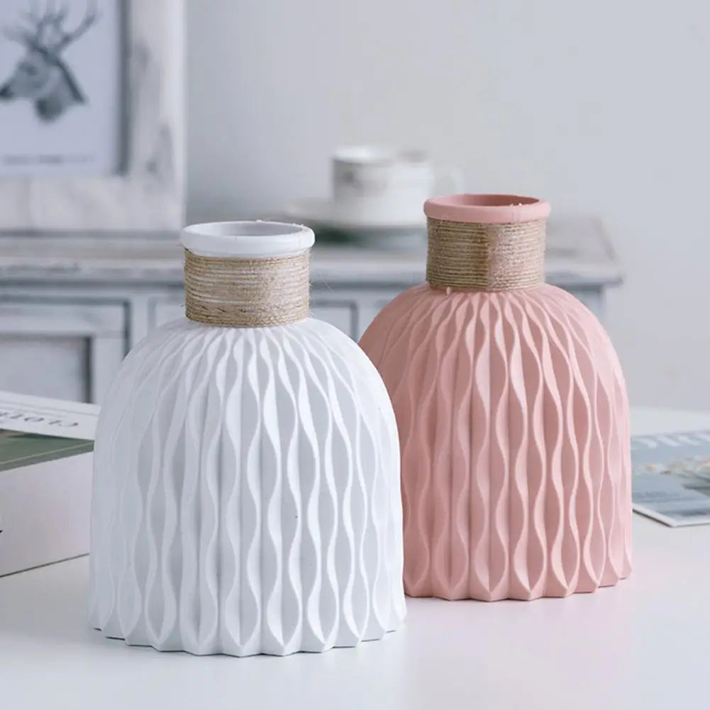 Practical Imitation Rattan Flower Vase