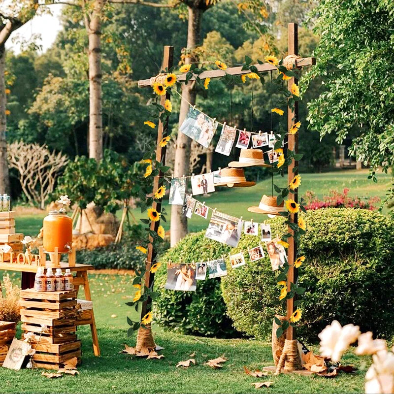 Sunflower Artificial Flowers Vine Silk