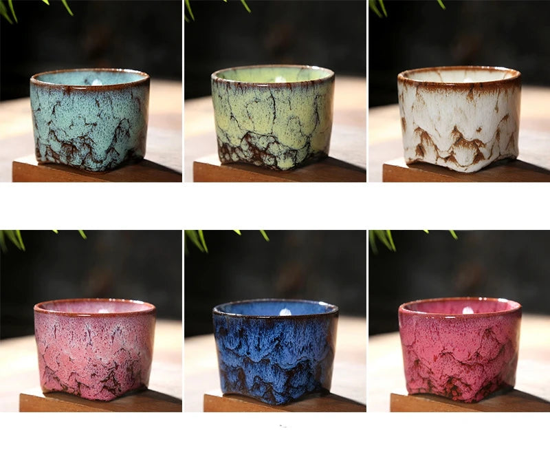 Porcelain Espresso Cups Pottery Kung Fu Teacup Coffee Mug