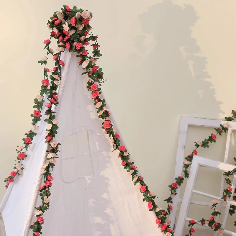 Rose Vine Flowers Garland Vine