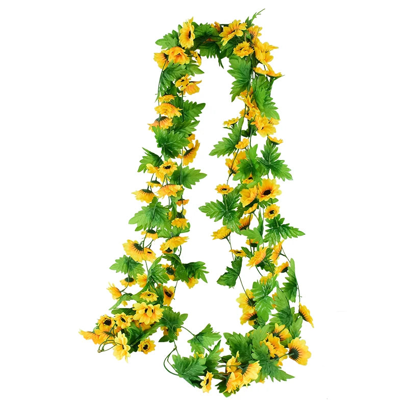 Sunflower Artificial Flowers Vine Silk
