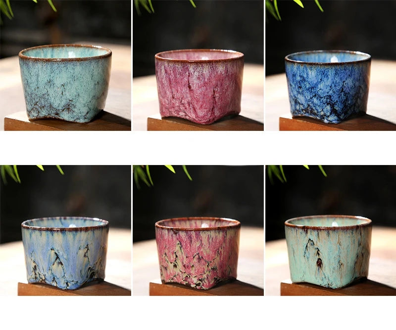Porcelain Espresso Cups Pottery Kung Fu Teacup Coffee Mug