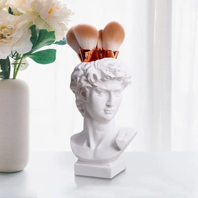 Nordic Portable Vase White Ceramic Flower Vase