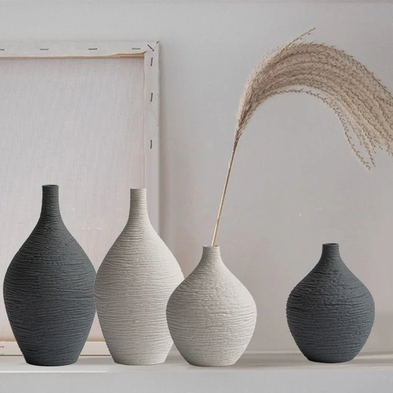 Simple Ceramic Vase Decoration for Home Nordic Luxury