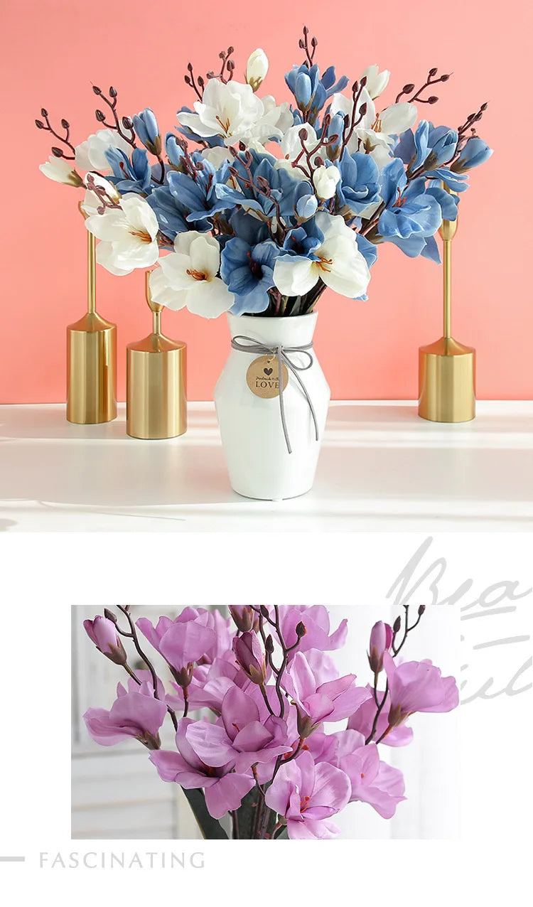 5 Forks Artificial Silk Flower Bouquet