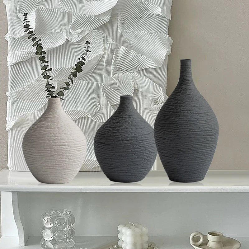 Simple Ceramic Vase Decoration for Home Nordic Luxury