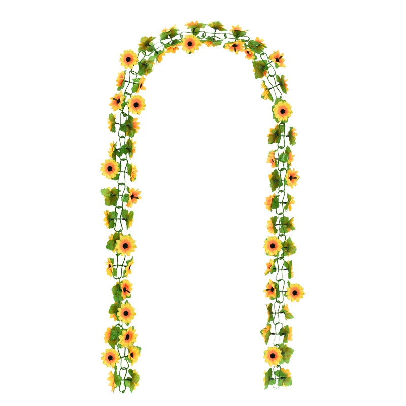 Sunflower Artificial Flowers Vine Silk