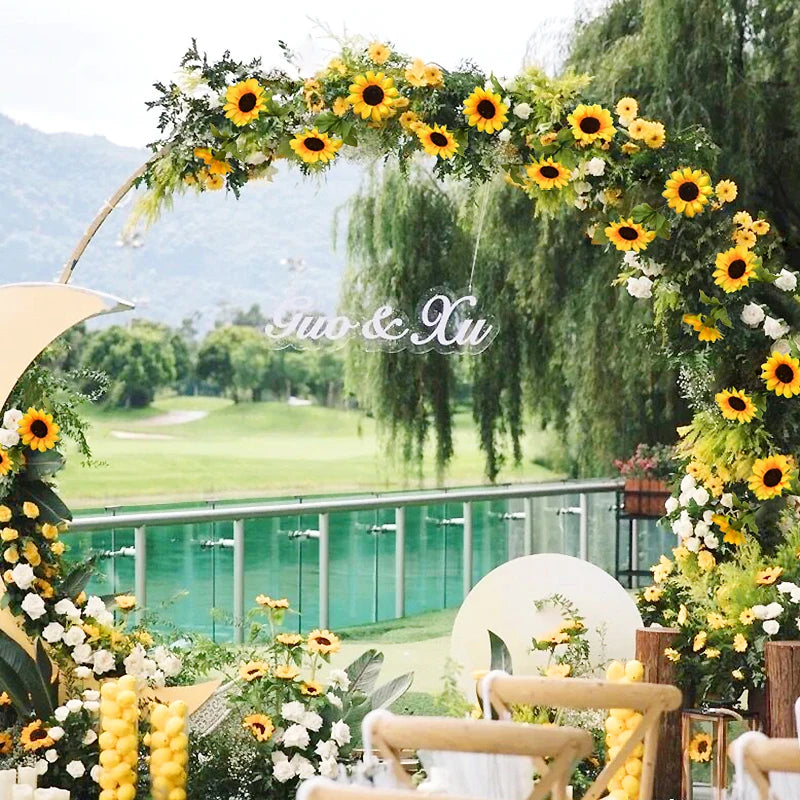 Sunflower Artificial Flowers Vine Silk