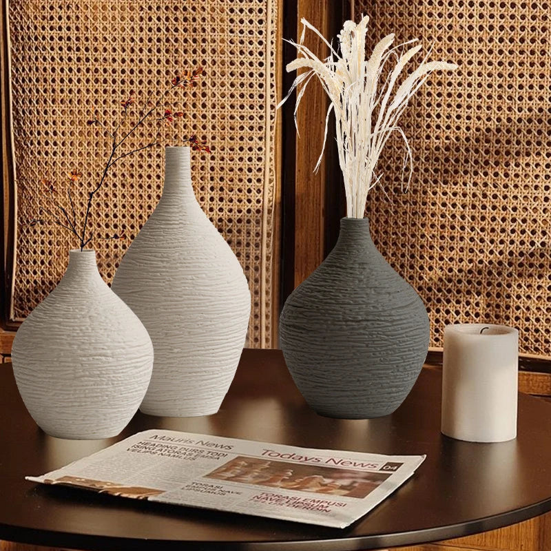 Simple Ceramic Vase Decoration for Home Nordic Luxury