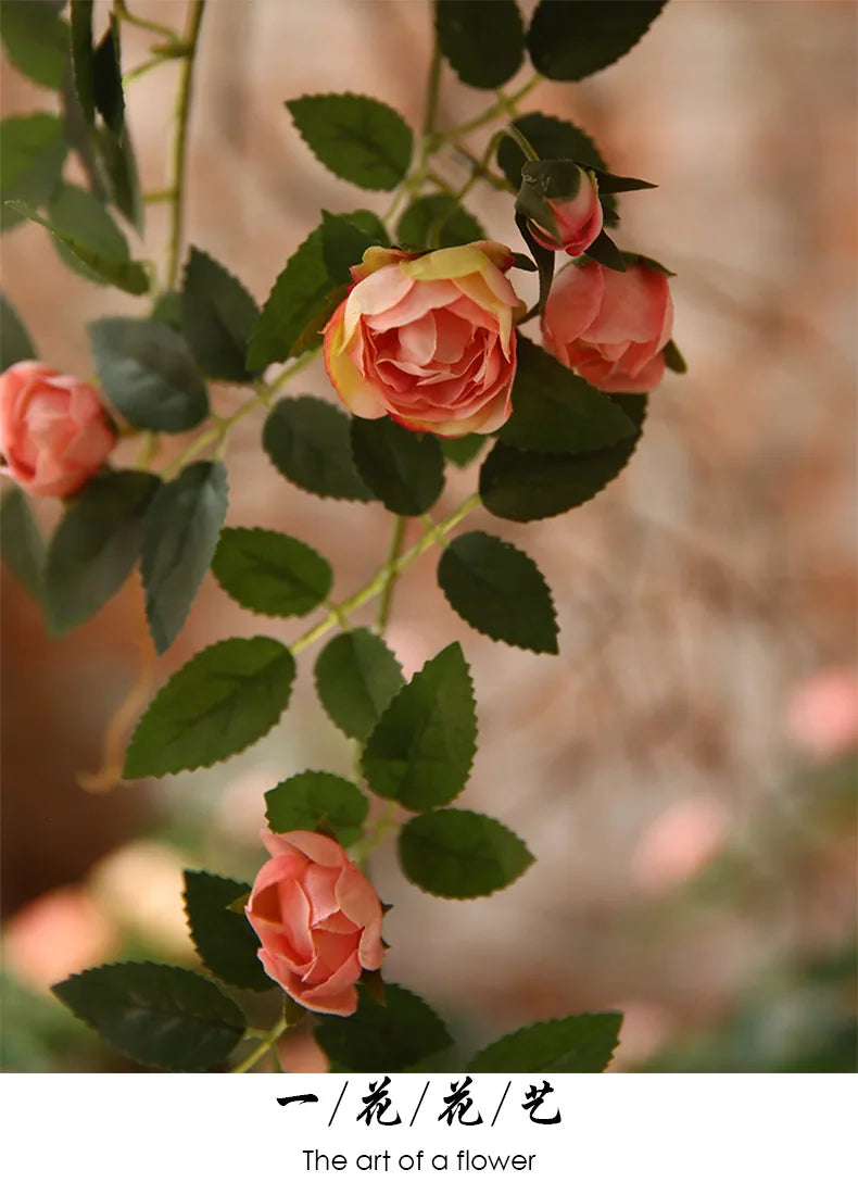 Rose Bud Vine Artificial Rose Flower