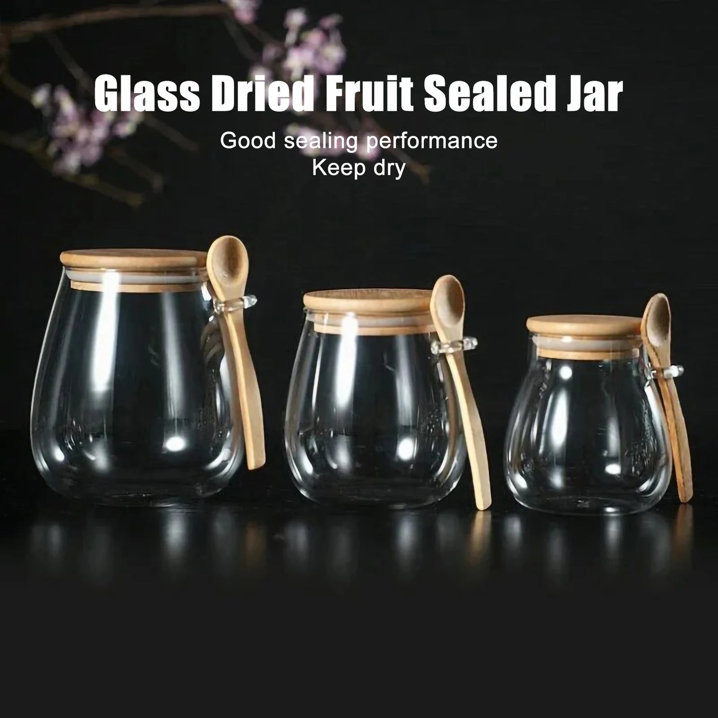 Hermetic Containers Jar with Sealed Lid Container Sugar