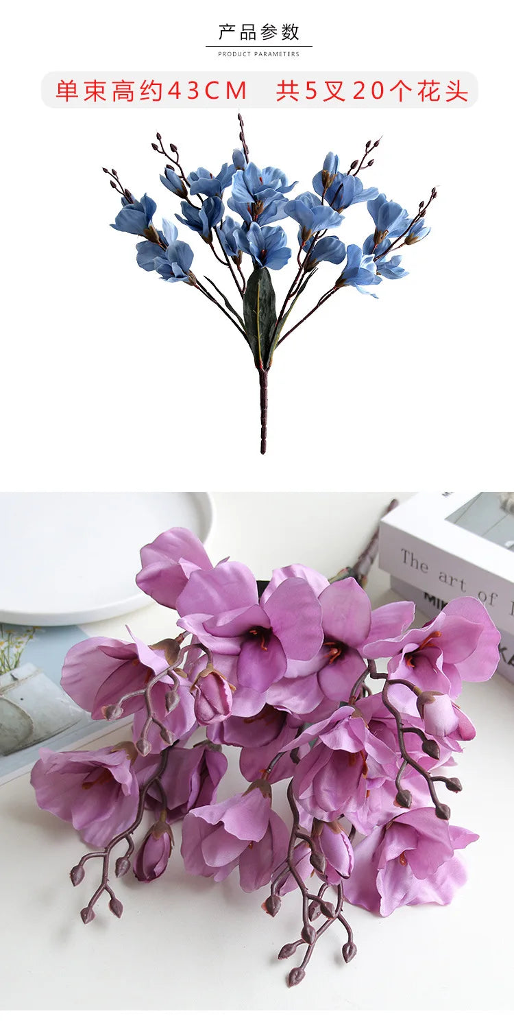 5 Forks Artificial Silk Flower Bouquet