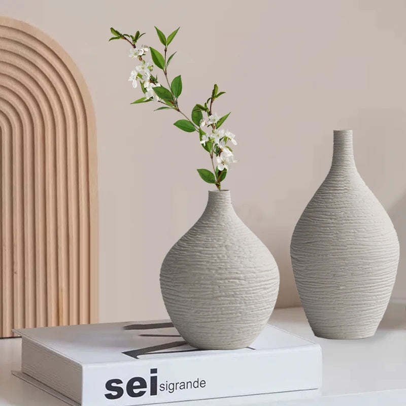 Simple Ceramic Vase Decoration for Home Nordic Luxury
