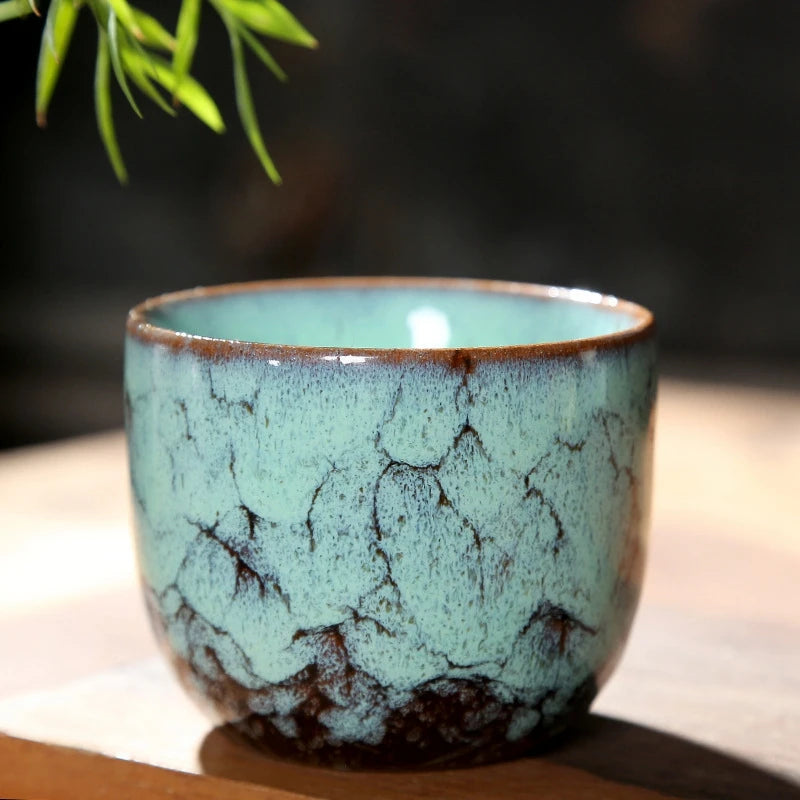 Porcelain Espresso Cups Pottery Kung Fu Teacup Coffee Mug