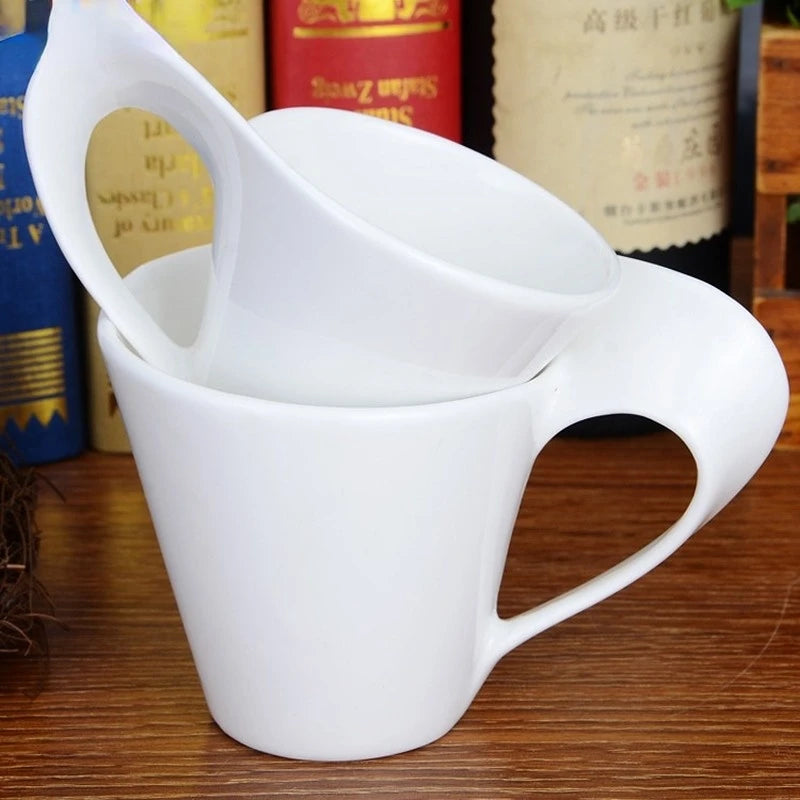Espresso Coffee Cup European Ceramic Mug with Spoon and Cup Holder
