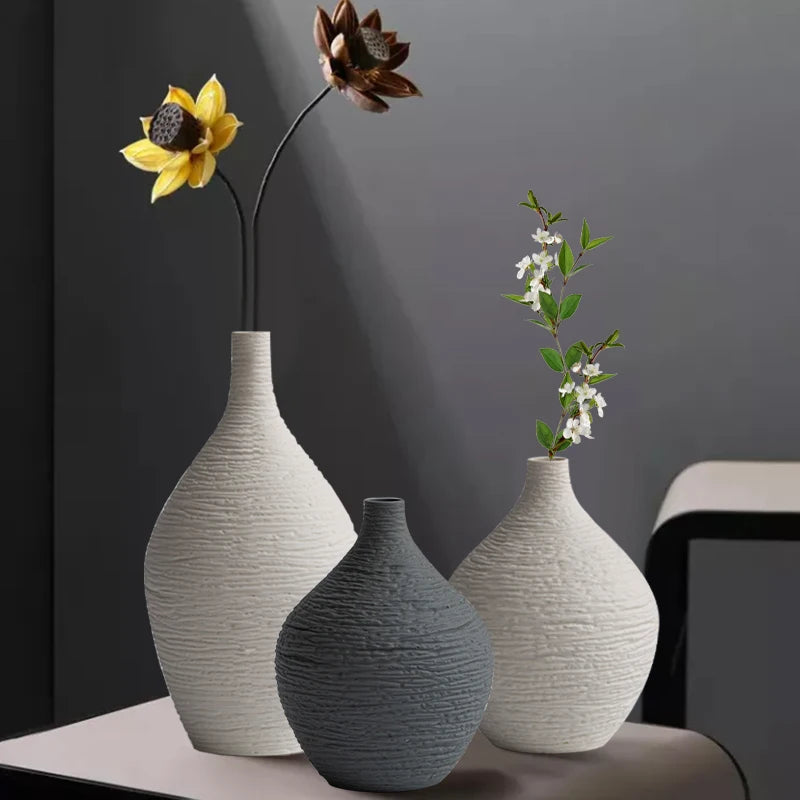Simple Ceramic Vase Decoration for Home Nordic Luxury