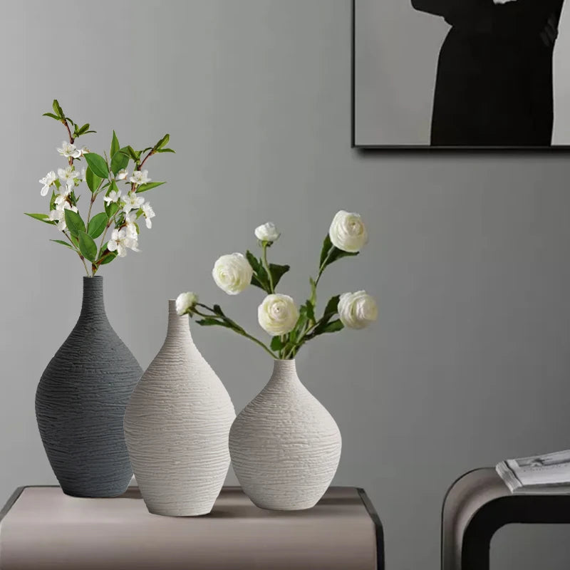Simple Ceramic Vase Decoration for Home Nordic Luxury