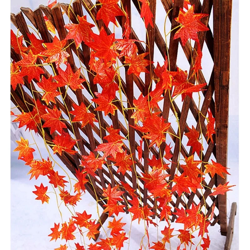 Maple Leaf String Autumn Leaves Garland