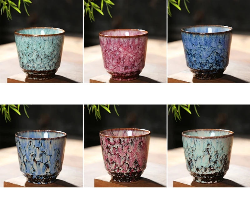Porcelain Espresso Cups Pottery Kung Fu Teacup Coffee Mug