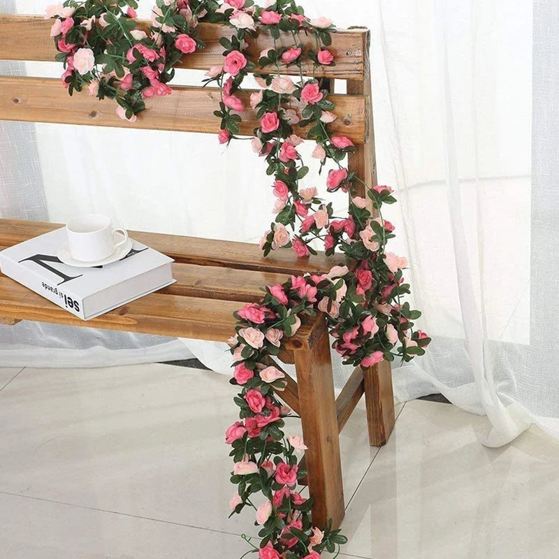 Rose Vine Flowers Garland Vine
