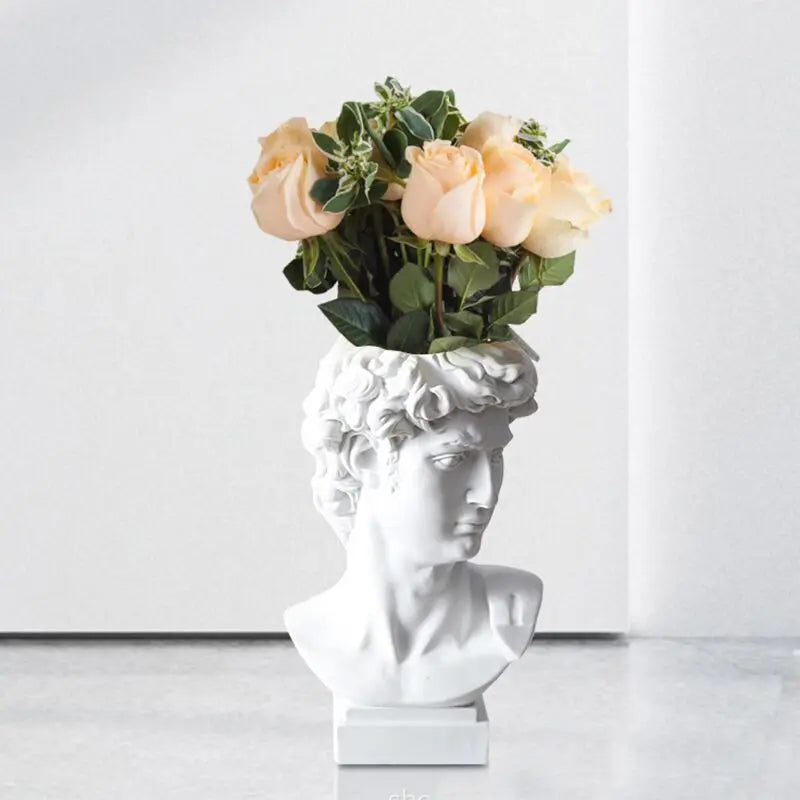 Nordic Portable Vase White Ceramic Flower Vase