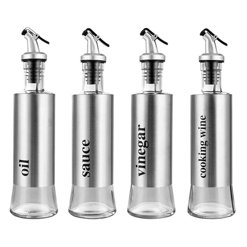 Stainless Steel Oil Bottle No-drip