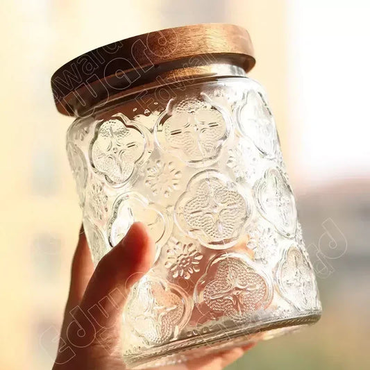 Glass Jar Nordic Style Storage Jars and Lids