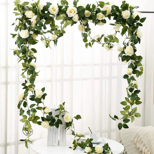 Rose Vine Flowers Garland Vine