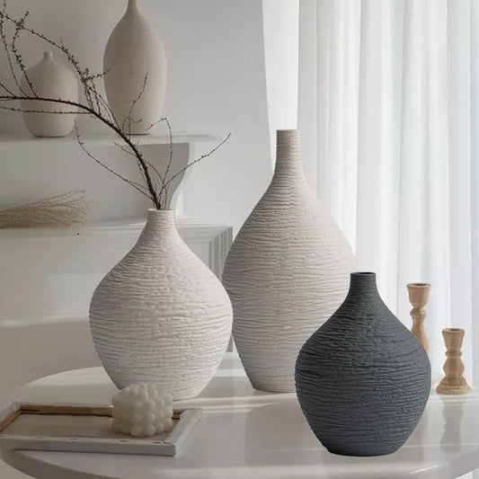 Simple Ceramic Vase Decoration for Home Nordic Luxury