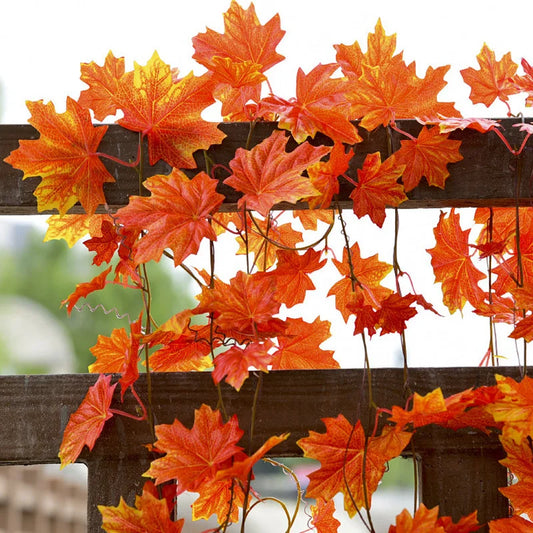 Maple Leaf String Autumn Leaves Garland