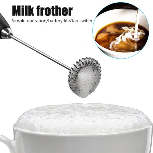 Mini Portable Milk Frothier Electric Coffee Foamier