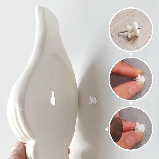 1Pc Amagogo Modern White Ceramic Sea Shell Conch Flower Vase